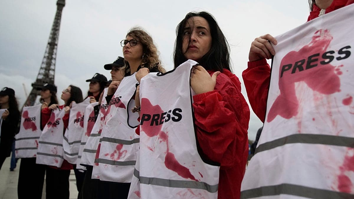 Liberdade de imprensa em crise: 67 jornalistas mortos em 2024